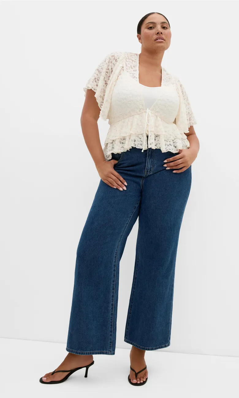 Lily Lace Top - creme