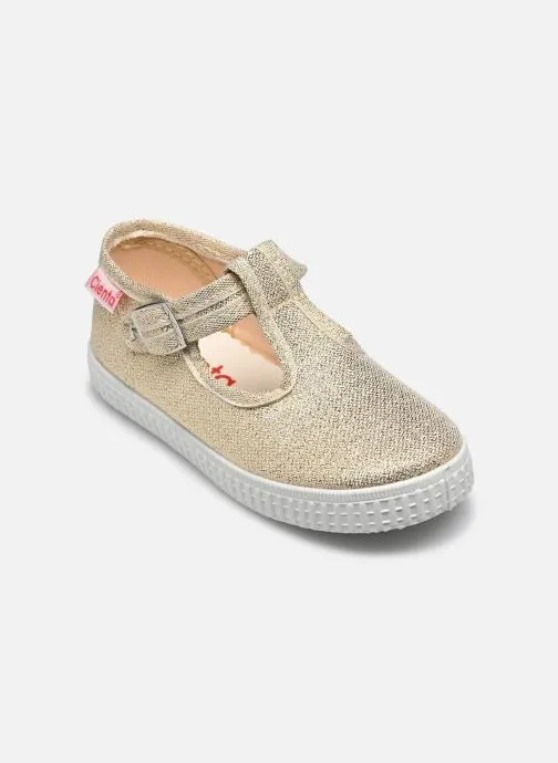 Lage sneakers Foliv meisjes goud en brons
