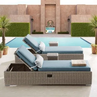 Sirio Niko 4-piece Outdoor Patio Chaise Lounge Set