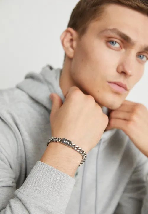 CHAIN FOR HIM - Armbånd - silver-coloured