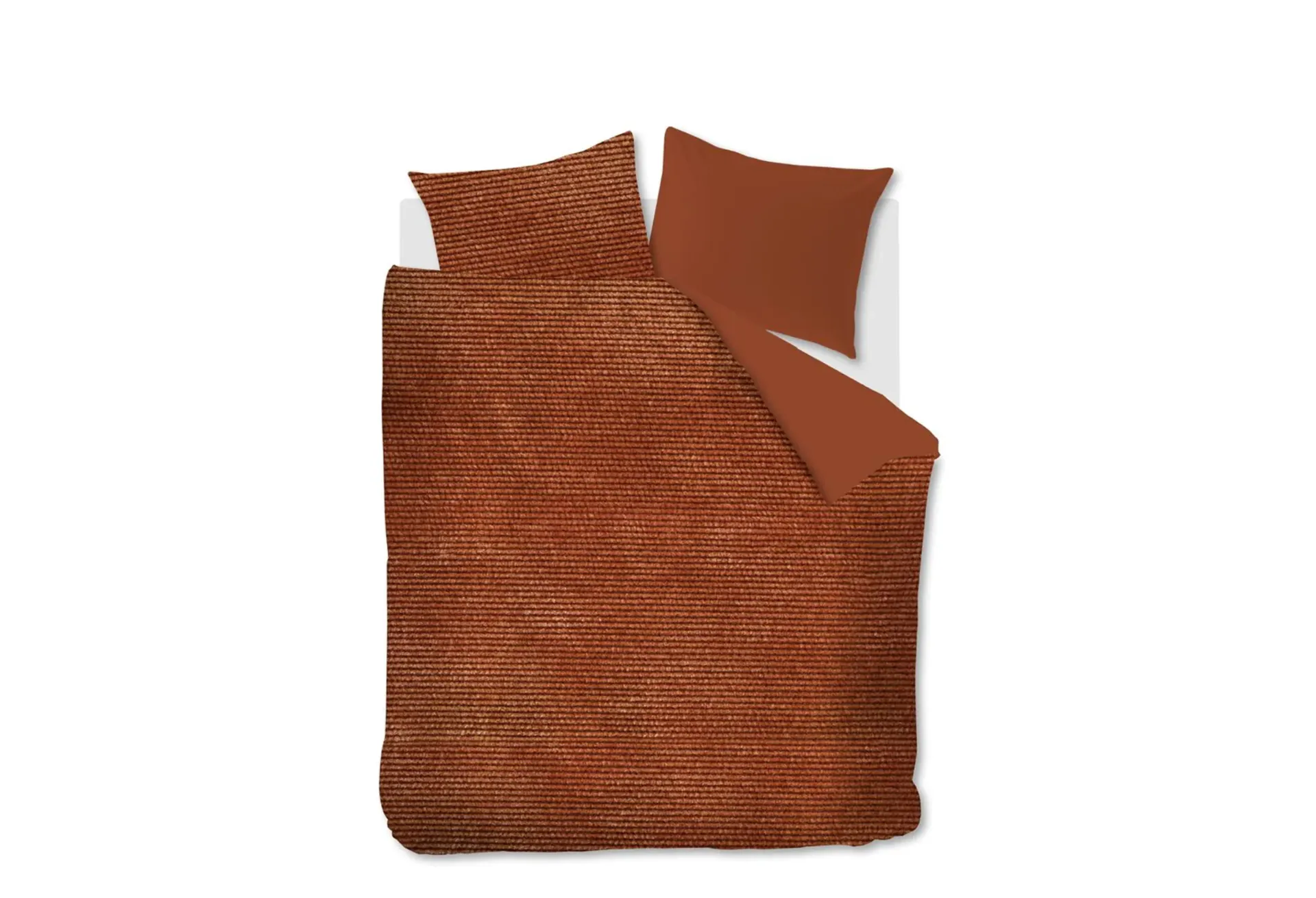 At Home by Beddinghouse Cosy Corduroy Dekbedovertrek Terra