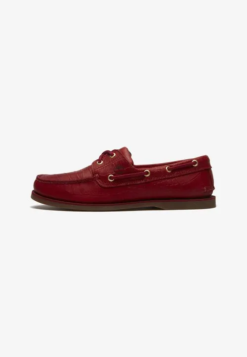 CLASSIC - Båtsko - red full grain