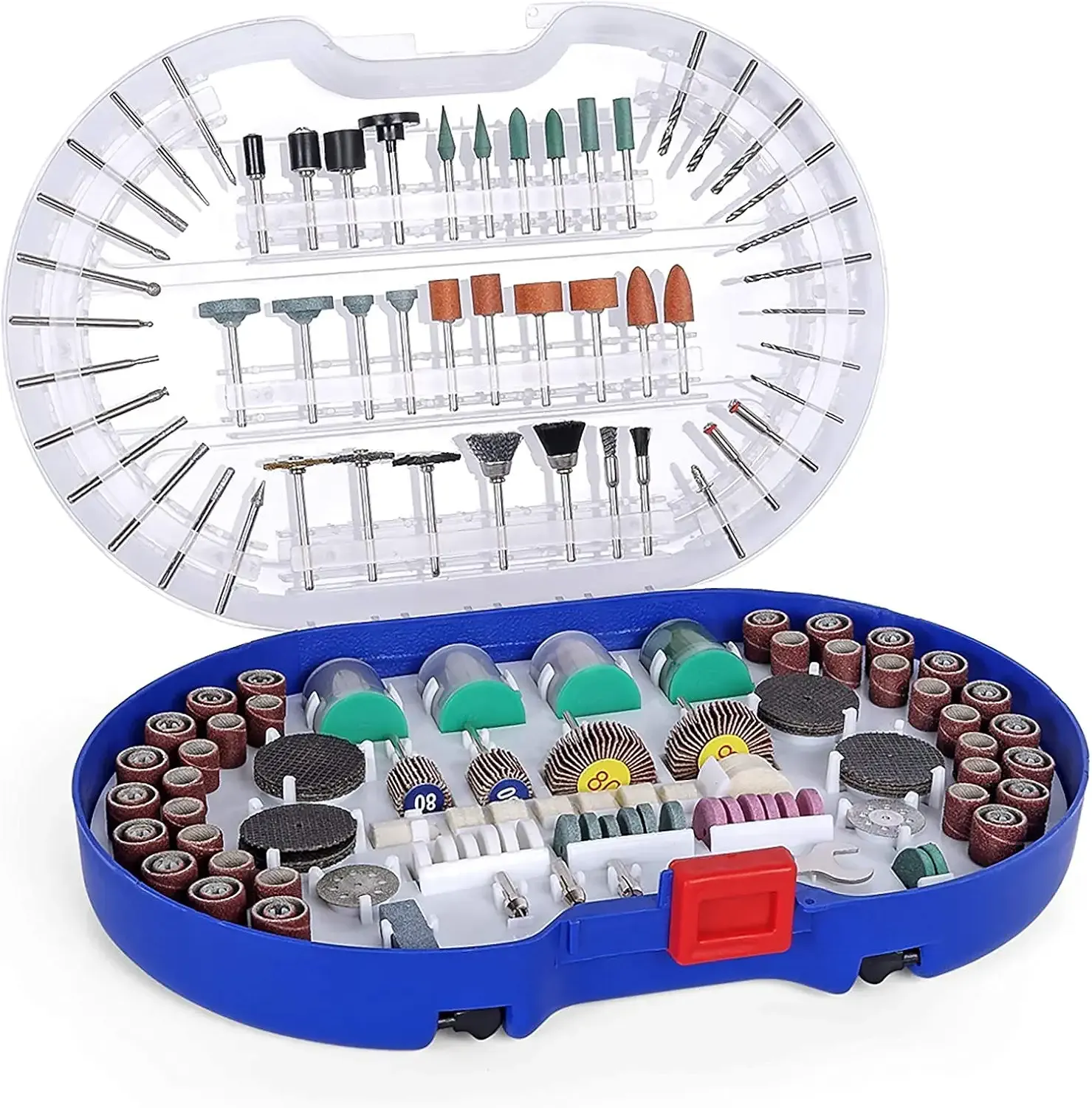 WORKPRO 276-piece Rotary Tool Accessories Kit Universal Fitment for Easy Cutting, Carving and Polishing