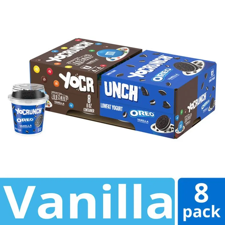 YoCrunch Oreo and M & M Yogurt Multipack