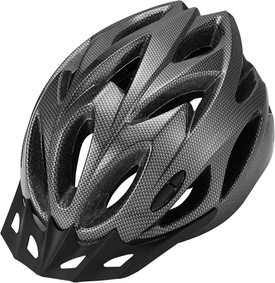 Zacro Adult Bike Helmet Lightweight for Men Women Comfort with Pads&Visor, Certified Bicycle Helmet for Adults Youth Mountain Road Biker