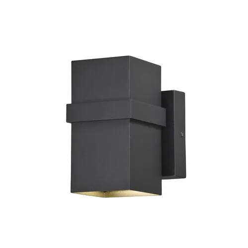 Patriot Lighting® Lavage Textured Black LED Outdoor Wall Light