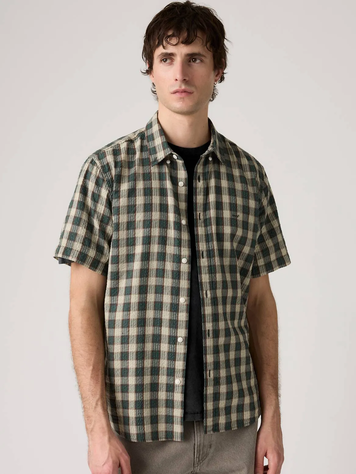 Short Sleeve Authentic Button-Down Lightweight Shirt