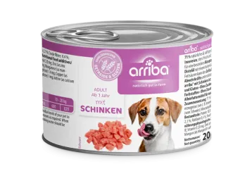 arriba mit Schinken für Hunde 6 x 200 g