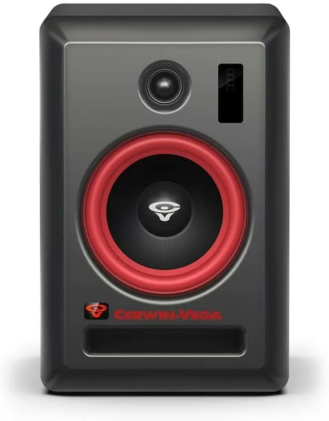 CERWIN-VEGA! VEGA6SB-HUB 6" 70W 2-Way Studio Monitor Full Range Powered Black Single