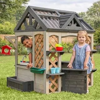 KidKraft Garden & Grow Outdoor Wood Greenhouse