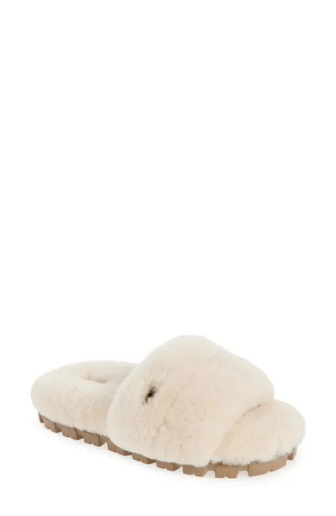 Cozetta Curly Genuine Shearling Slide Slipper