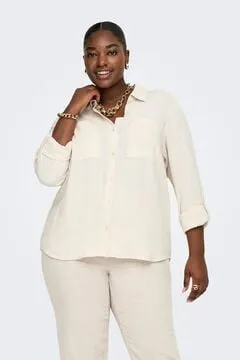 Camisa fluida talla grande