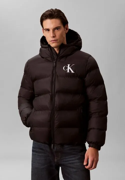 LS LTWT NYLON PADDED HOODED PUFF - Vinterjakke - black
