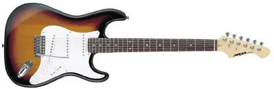 ARIA PRO II STG-003 STRT STYLE ELEC GUITAR - BLACK