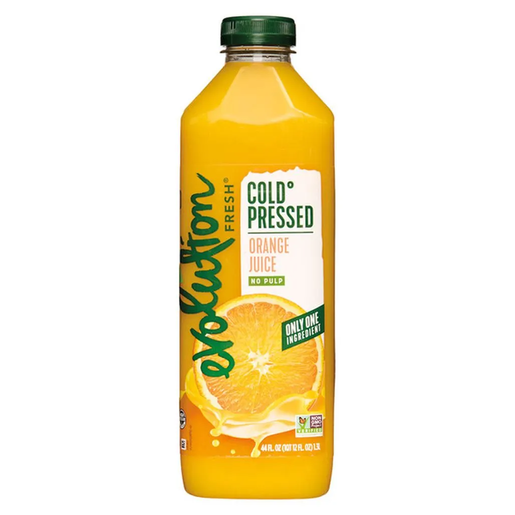 Evolution Fresh Cold Pressed Orange Juice No Pulp