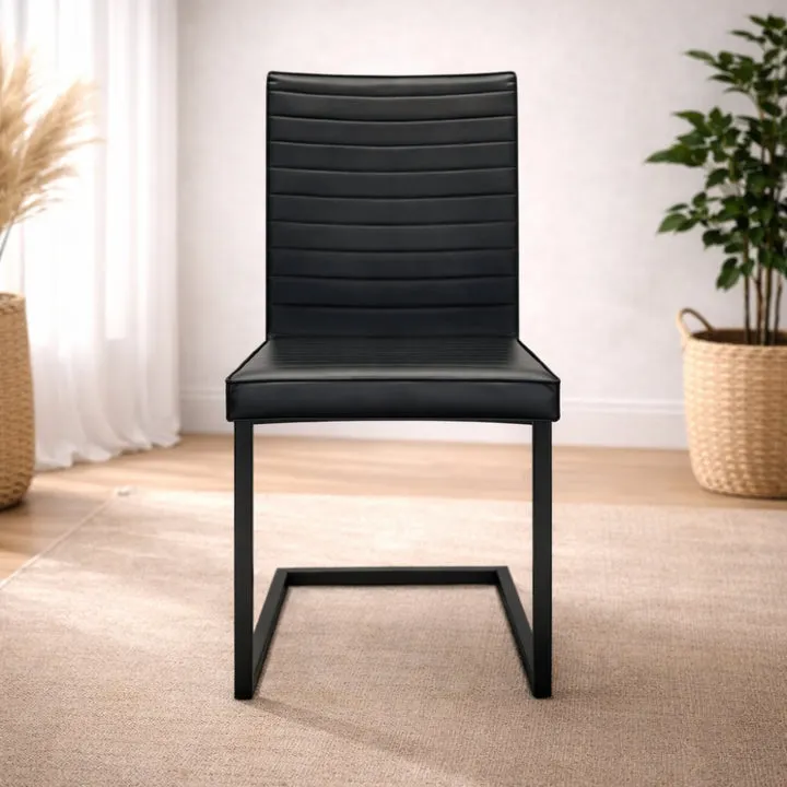 Drake 18.5" Side Chair (1-Piece) by Primitive Collections - Black