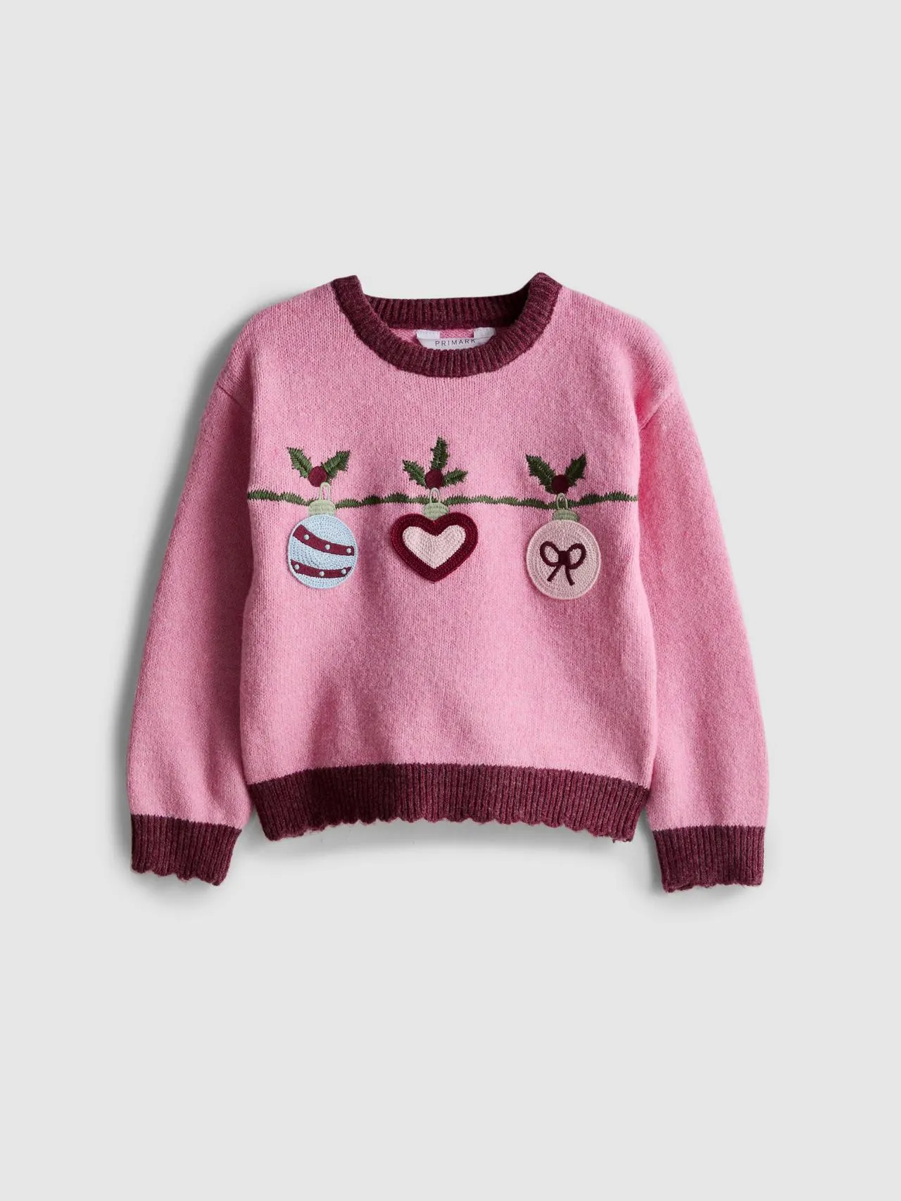 1–9 ans | Pull à motif boule de Noël