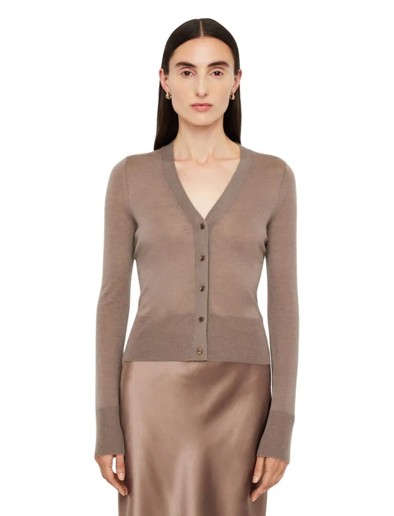 Cashair Cardigan - Brun