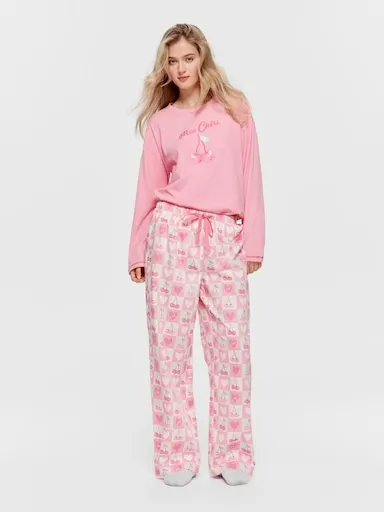 Cherry Heart 100% Cotton Classic Pj Pant
