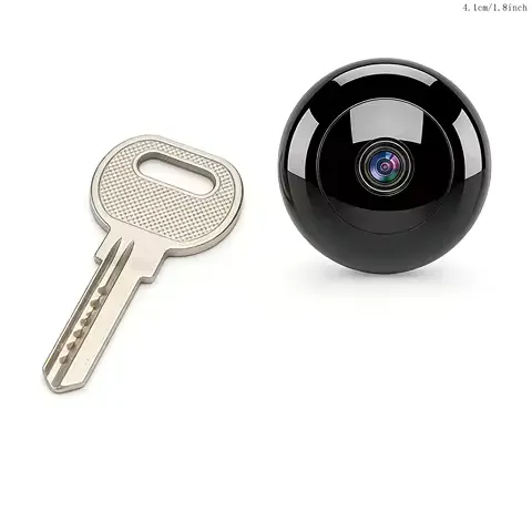 SV06 Only 0.9 inch Camera with Audio/Video Small Cameras for Home Indoor Use Cam Night Vision and Motion Detection