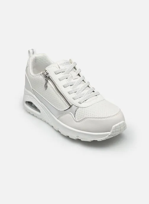 Lage sneakers Uno- Metallic Sliders dames wit