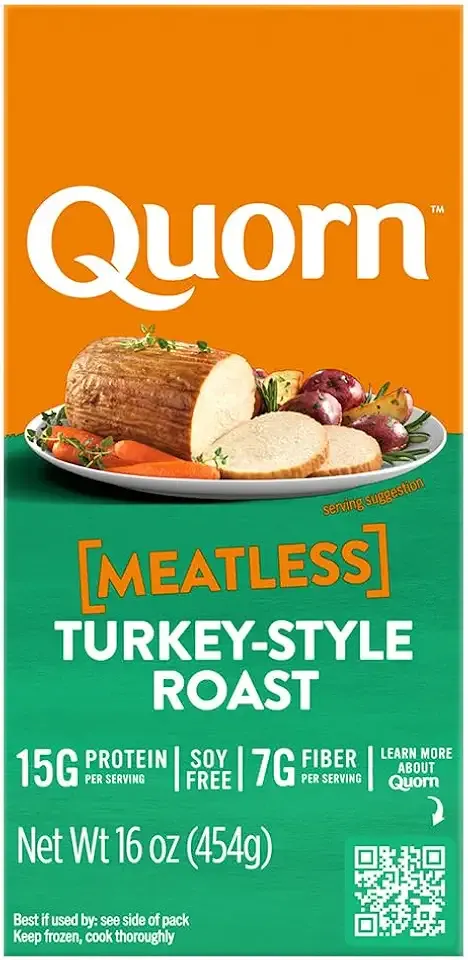 Quorn, Roast Meatless Turkey Style, 16 Ounce (Frozen)