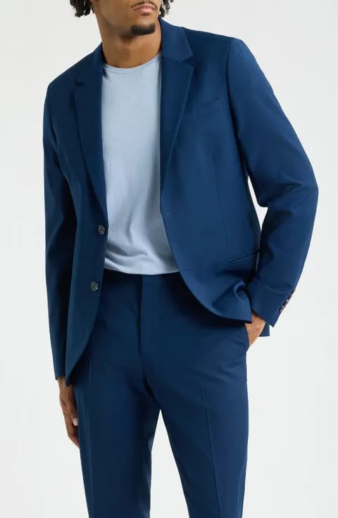 Skinny Fit Wool Blend Sport Coat