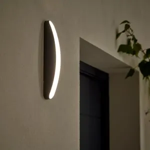Applique LED moderno da esterno Pilsen grigio IP44, luce bianco naturale 2270 lumen, INSPIRE