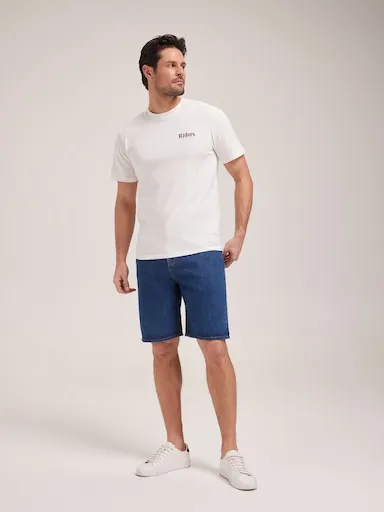 Riders By Lee R5 Baggy Short In Worked Indigo