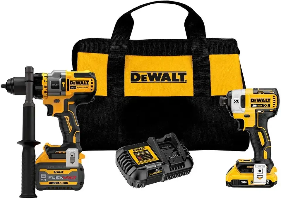 DCK2100D1T1 20V MAX* Brushless Cordless 2-Tool Kit Including Hammer Drill/Driver with FLEXVOLT ADVANTAGE™