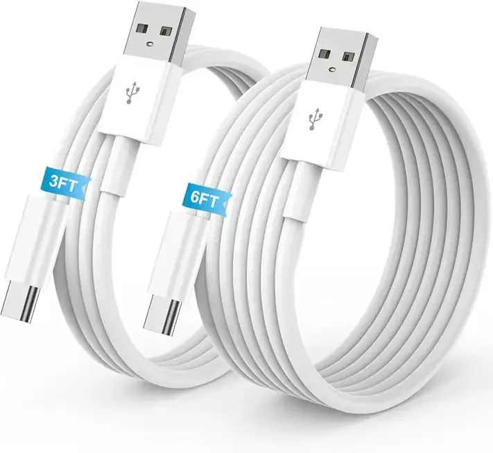 Car Carplay for iPhone 17 16 15 Charger Cord, 2Pack [3FT+6FT] USB A to USB C Charging Cable for Apple 17 16 15 Pro/Pro Max/Plus Type C Cord, for iPad Pro 12.9/11, Air 5th/4th Gen