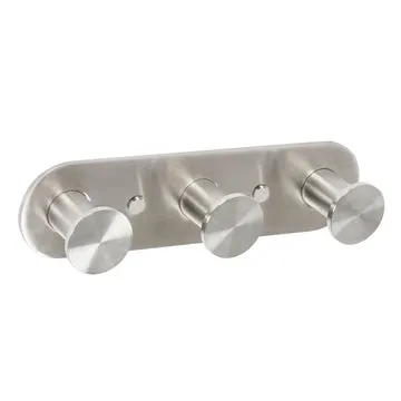 Appendiabito Triplo in Acciaio Spazzolato Linea Blizz