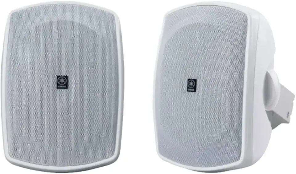 YAMAHA NS-AW190WH 2-Way Indoor/Outdoor Speakers (Pair, White)