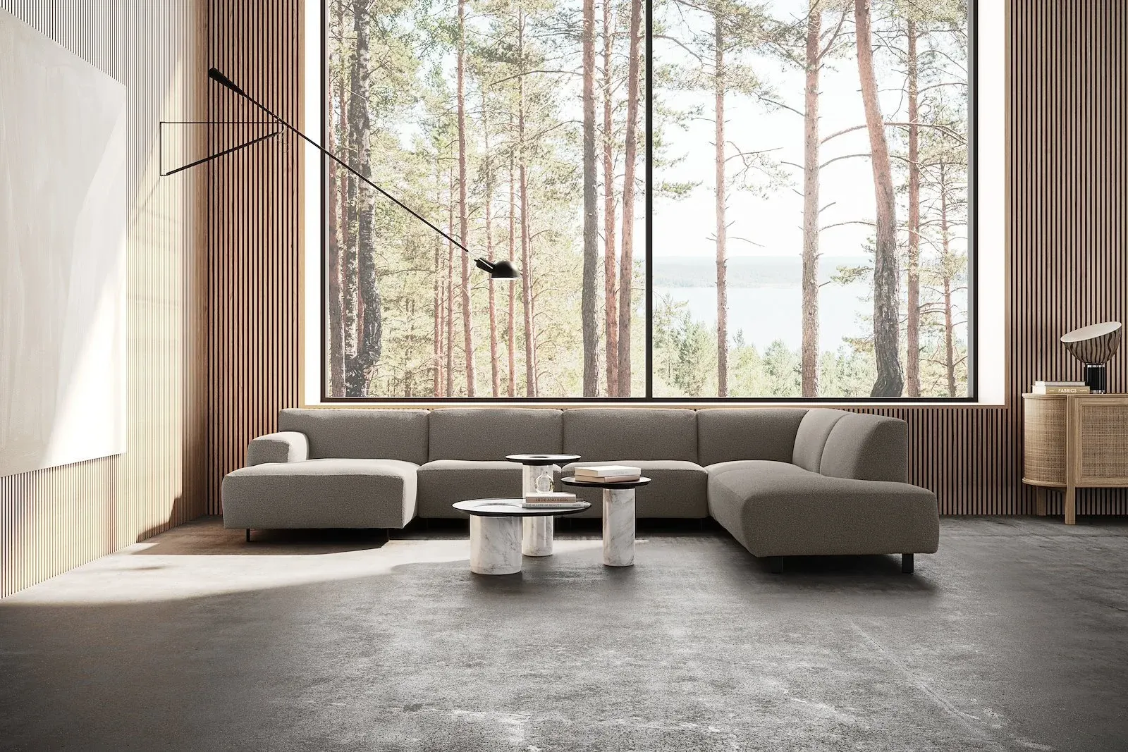 Vesta U-sofa