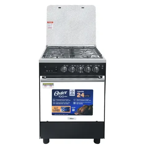 Cocina Oster a Gas 4 Quemadores OSPGSGC24042GRIBM.