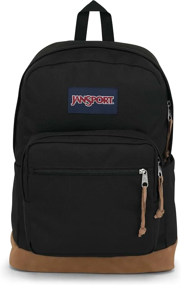 Right Pack Backpack - Durable Daypack with Padded 15" Laptop Sleeve, Spacious Main Compartment & Integrated Water Bottle Pocket - Black