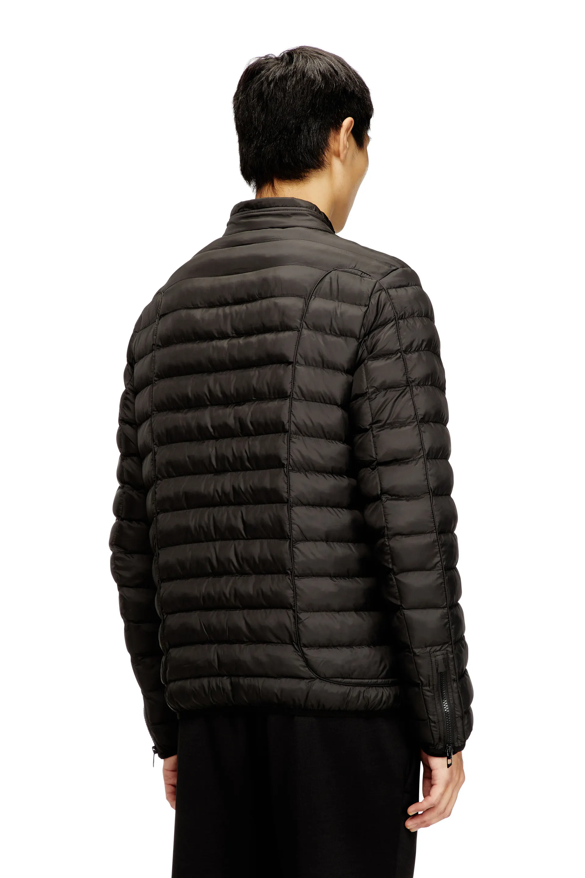 Puffer jacket in light nylon
