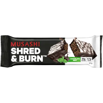 Musashi Shred & Burn High Protein Bar 60g