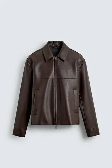 LEATHER EFFECT JACKET