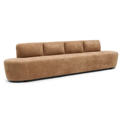 Eetkamerbank Luna Be Cotton ocher 340 cm