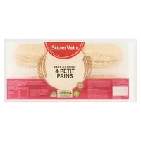 SuperValu Bake At Home Petit Pains 4 Pack (300 g) Open Product Description