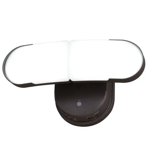 Patriot Lighting® Lambda Bronze 2-Light LED Outdoor Linkable Flood Light