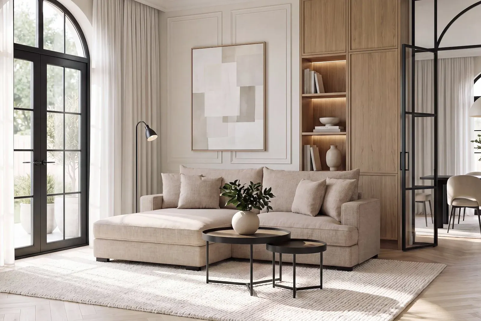 Rossilini sjeselong sofa