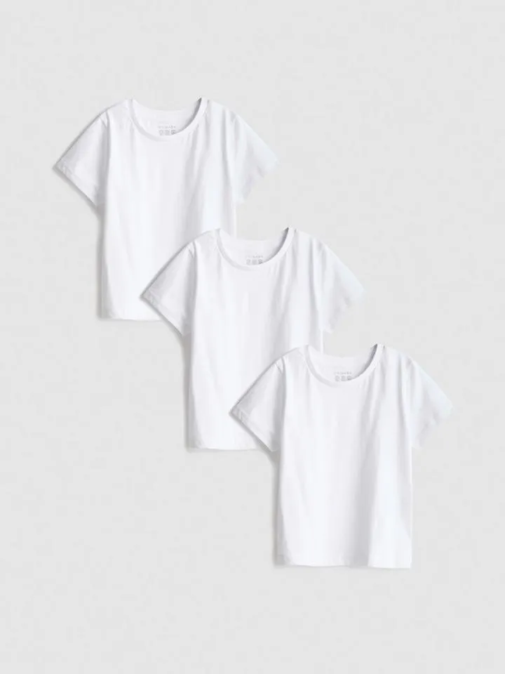 18 mois–15 ans | Lot de 3 t-shirts en pur coton