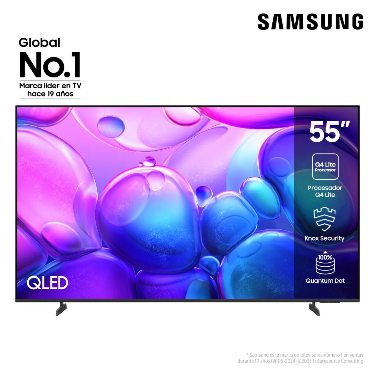 Smart TV LED 55" Samsung QN55Q6FAAGCZB 4K HDR