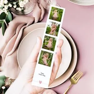 Bilderemse | Hjerte rosa