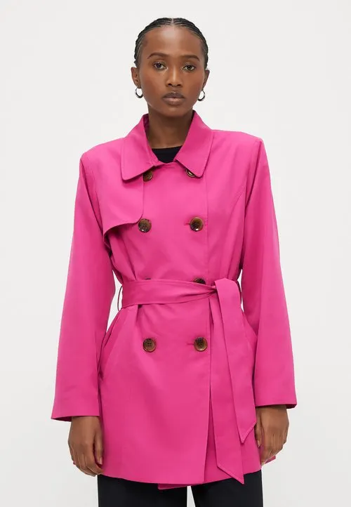 ONLVALERIE - Trenchcoat - fuchsia red