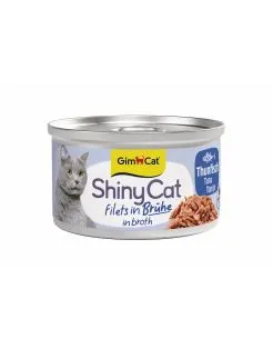 Gimcat Shinycat Filets In Broth 70 g - Kattenvoer