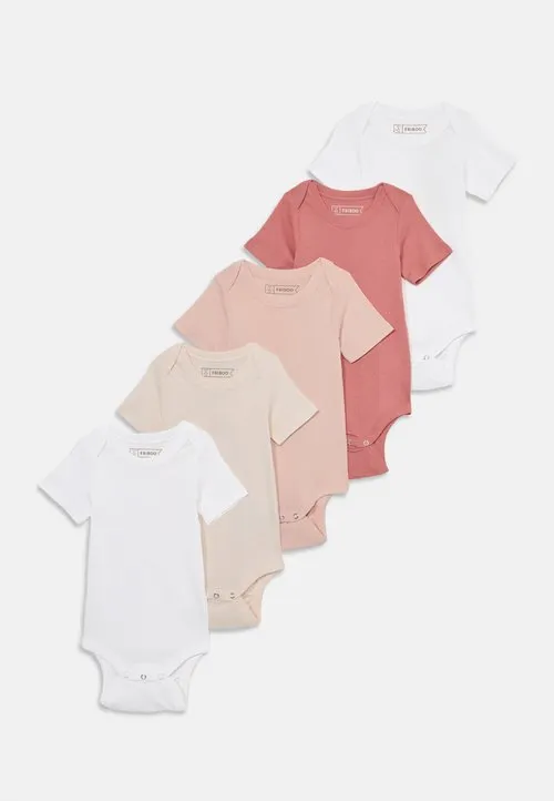 5 PACK UNISEX - Body - light pink/salmon/light grey