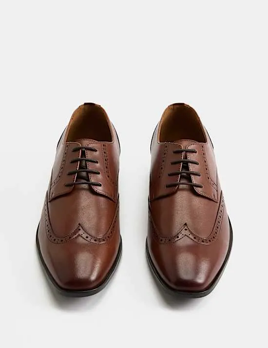 Derby-Lederschuhe